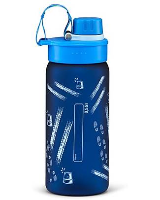 ergobag Drinking Bottle - 500 ml - Bluelight - The Sustainable Accessory to Quench your Thirst! Non-Thermal Water Bottles