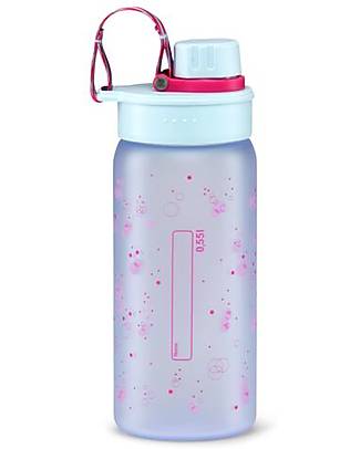 ergobag Drinking Bottle - 500 ml - Bubbles - The Sustainable Accessory to Quench your Thirst! Non-Thermal Water Bottles