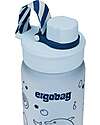 ergobag Drinking Bottle - 500 ml - Dolphin - The Sustainable Accessory to Quench your Thirst! Non-Thermal Water Bottles