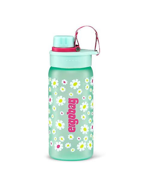ergobag Drinking Bottle - 500 ml - Flowers - The Sustainable Accessory to Quench your Thirst! Non-Thermal Water Bottles