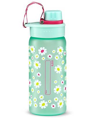 ergobag Drinking Bottle - 500 ml - Flowers - The Sustainable Accessory to Quench your Thirst! Non-Thermal Water Bottles