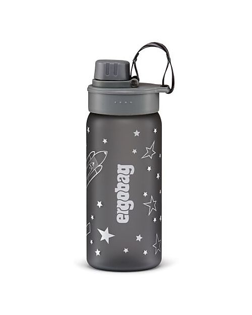 ergobag Drinking Bottle - 500 ml - Space - The Sustainable Accessory to Quench your Thirst! Non-Thermal Water Bottles