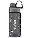 ergobag Drinking Bottle - 500 ml - Space - The Sustainable Accessory to Quench your Thirst! Non-Thermal Water Bottles