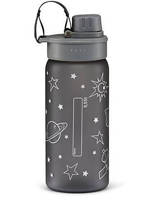 ergobag Drinking Bottle - 500 ml - Space - The Sustainable Accessory to Quench your Thirst! Non-Thermal Water Bottles
