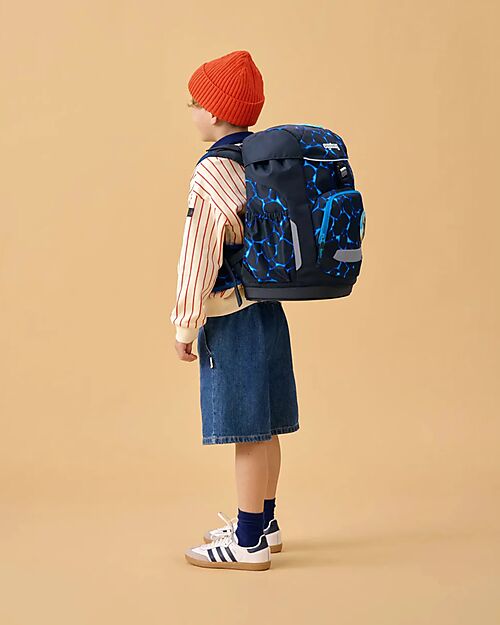 ergobag Ergonomic Backpack Flex - Bearassic Garden - Suitable for Elementary School Backpack