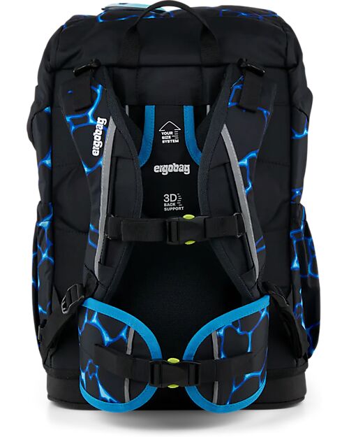 ergobag Ergonomic Backpack Flex - Bearassic Garden - Suitable for Elementary School Backpack