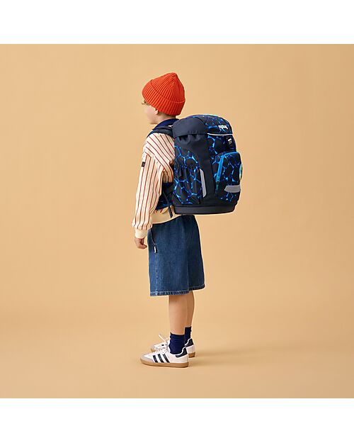 ergobag Ergonomic Backpack Flex - Bearassic Garden - Suitable for Elementary School Backpack