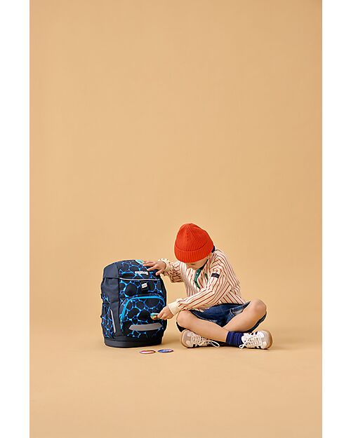 ergobag Ergonomic Backpack Flex - Bearassic Garden - Suitable for Elementary School Backpack