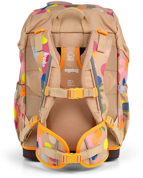 ergobag Ergonomic Backpack Flex - FlowBear World - Suitable for Elementary School Backpack