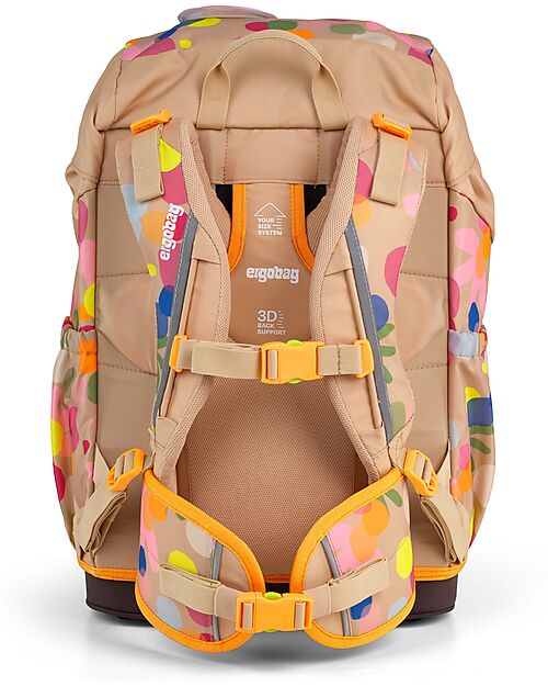 ergobag Ergonomic Backpack Flex - FlowBear World - Suitable for Elementary School Backpack
