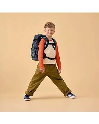 ergobag Ergonomic Backpack Flex - Super ReflectBear - Suitable for Elementary School Backpack