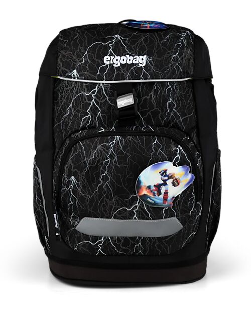 ergobag Ergonomic Backpack Flex - Super ReflectBear - Suitable for Elementary School Backpack
