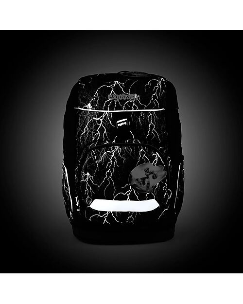 ergobag Ergonomic Backpack Flex - Super ReflectBear - Suitable for Elementary School Backpack