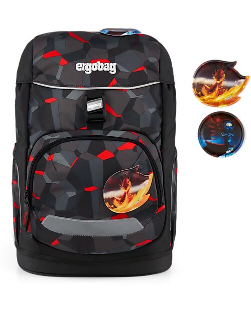 ergobag Ergonomic Backpack Flex - TaekBeardo - Suitable for Elementary School Backpack