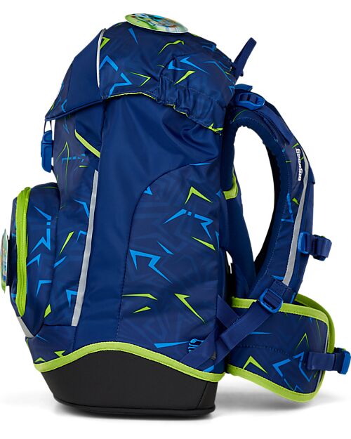 ergobag Ergonomic Backpack Prime - Blu - Lightning Bolts - Suitable for Elementary School Backpack