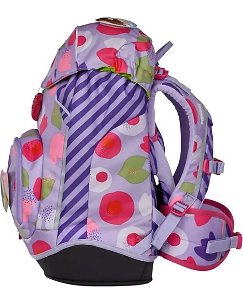 ergobag Ergonomic Backpack Prime - Flower PowBear - Suitable for Elementary School Backpack