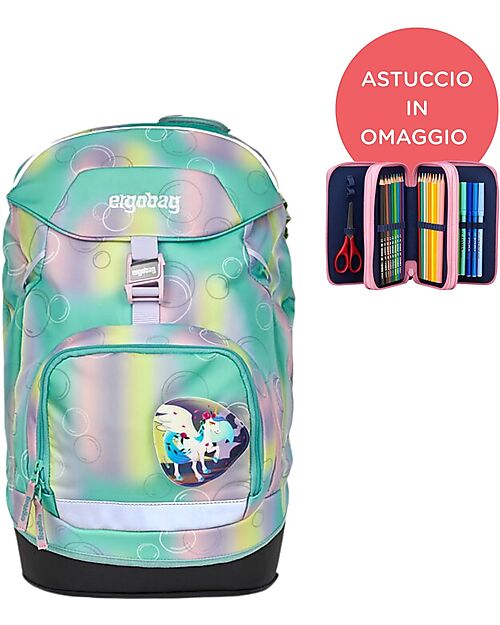 ergobag Ergonomic Backpack Prime Magic BubbleBear - Pencil Case for Free! Backpack