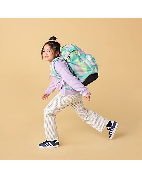 ergobag Ergonomic Backpack Prime - Magic BubbleBear - Suitable for Elementary School Backpack