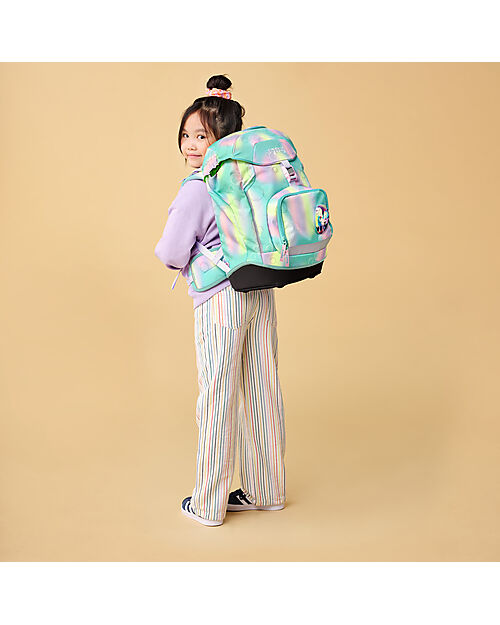 ergobag Ergonomic Backpack Prime - Magic BubbleBear - Suitable for Elementary School Backpack