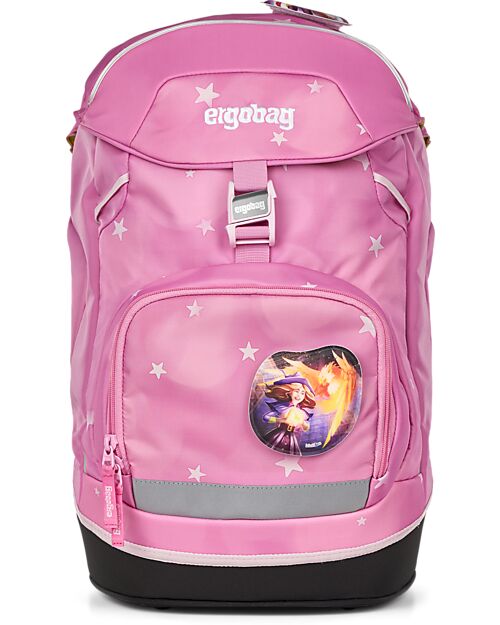 ergobag Ergonomic Backpack Prime - Pink - Stars - Suitable for Elementary School Backpack