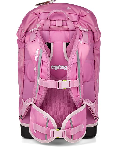 ergobag Ergonomic Backpack Prime - Pink - Stars - Suitable for Elementary School Backpack