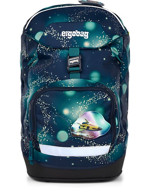 ergobag Ergonomic Backpack Prime - Space TravelBear - Suitable for Elementary School Backpack