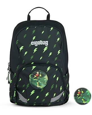 ergobag Ergonomic Ease Large Backpack For School - Flashlight Kindergarten Backpacks