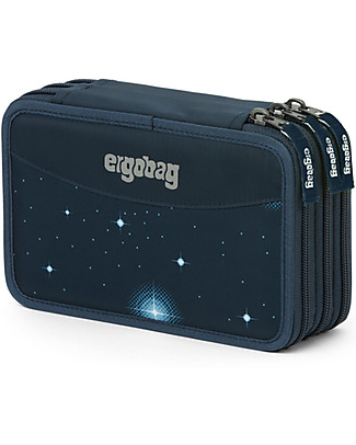 ergobag Filled Maxi Pencil Case - 3 Zip and Coin Pocket - AtmosBear Pencil Cases