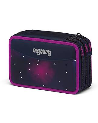 ergobag Filled Maxi Pencil Case - 3 Zip and Coin Pocket - Bearlaxy Pencil Cases