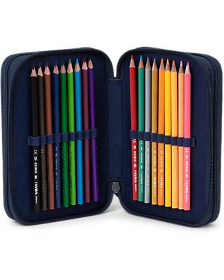 ergobag Filled Maxi Pencil Case - 3 Zip and Coin Pocket - BearRex Pencil Cases