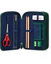 ergobag Filled Maxi Pencil Case - 3 Zip and Coin Pocket - BearRex Pencil Cases