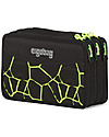 ergobag Filled Maxi Pencil Case - 3 Zip and Coin Pocket - Dragon RideBear Pencil Cases