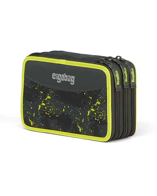 ergobag Filled Maxi Pencil Case - 3 Zip and Coin Pocket - HarvestBear Pencil Cases