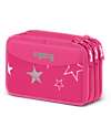 ergobag Filled Maxi Pencil Case - 3 Zip and Coin Pocket - StarlightBear Pencil Cases