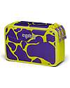 ergobag Filled Maxi Pencil Case - 3 Zip and Coin Pocket - SuperpowerBear Pencil Cases