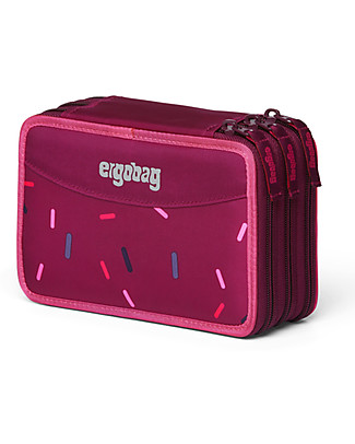 ergobag Filled Maxi Pencil Case - 3 Zip and Coin Pocket - The NutcrackBear Pencil Cases