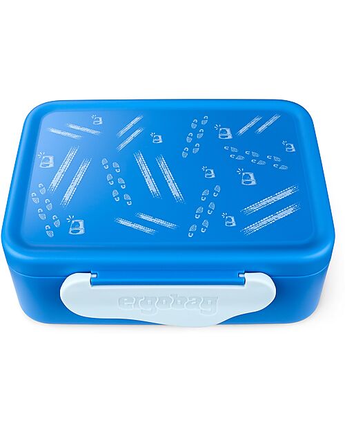 ergobag Lunch Box - Blue - 12 x 6.5 x 17 cm Snack Boxes