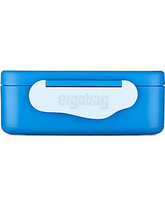 ergobag Lunch Box - Blue - 12 x 6.5 x 17 cm Snack Boxes