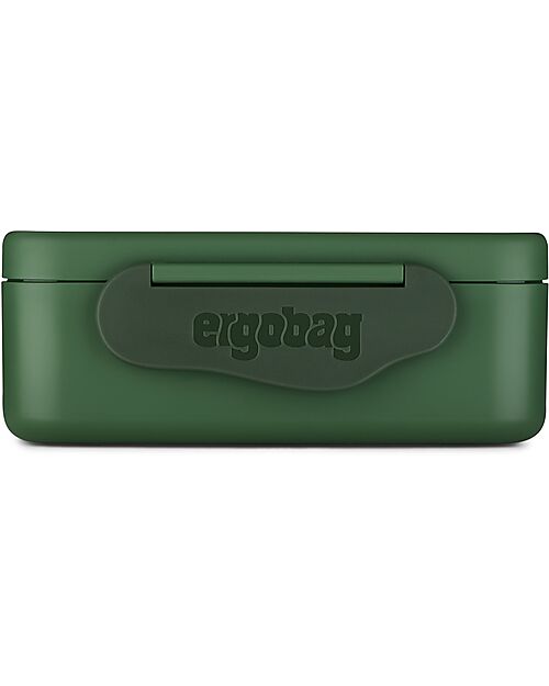ergobag Lunch Box - Dino - Green - 12 x 6.5 x 17 cm Snack Boxes