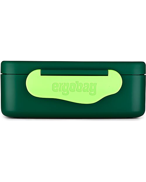 ergobag Lunch Box - Lightnings - Green - 12 x 6.5 x 17 cm Snack Boxes