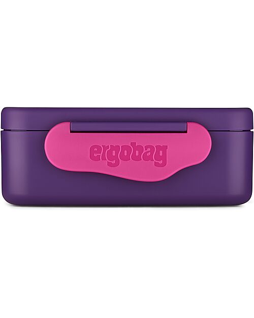 ergobag Lunch Box - Rainbow - Purple - 12 x 6.5 x 17 cm Snack Boxes