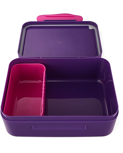 ergobag Lunch Box - Rainbow - Purple - 12 x 6.5 x 17 cm Snack Boxes