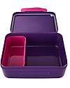 ergobag Lunch Box - Rainbow - Purple - 12 x 6.5 x 17 cm Snack Boxes