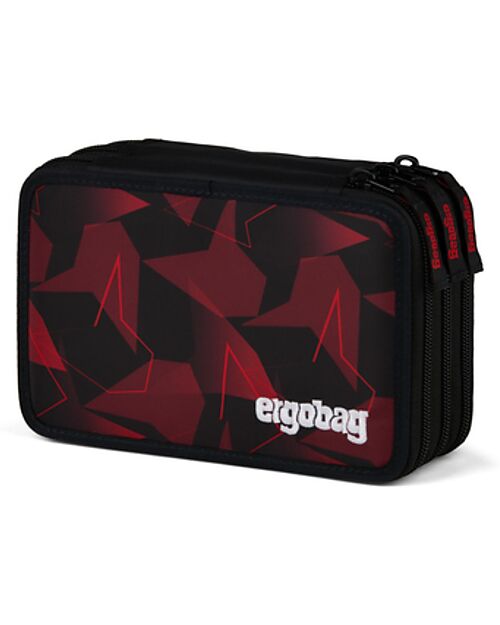 ergobag Maxi Pencil Case - 3 Compartments with Coin Pocket - Unstoppable Bear Pencil Cases