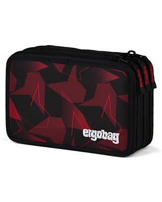 ergobag Maxi Pencil Case - 3 Compartments with Coin Pocket - Unstoppable Bear Pencil Cases