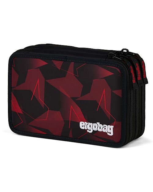 ergobag Maxi Pencil Case - 3 Compartments with Coin Pocket - Unstoppable Bear Pencil Cases