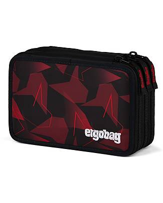 ergobag Maxi Pencil Case - 3 Compartments with Coin Pocket - Unstoppable Bear Pencil Cases