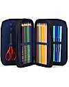 ergobag Maxi Pencil Case - 3 Compartments with Coin Pocket - Unstoppable Bear Pencil Cases