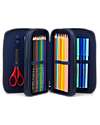 ergobag Maxi Pencil Case Complete - 3 Zips and Coin Pocket - AtmosBear Pencil Cases