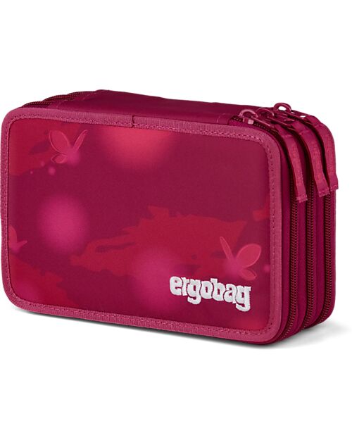 ergobag Maxi Pencil Case Complete - 3 Zips and Coin Pocket - Bearicorn Pencil Cases